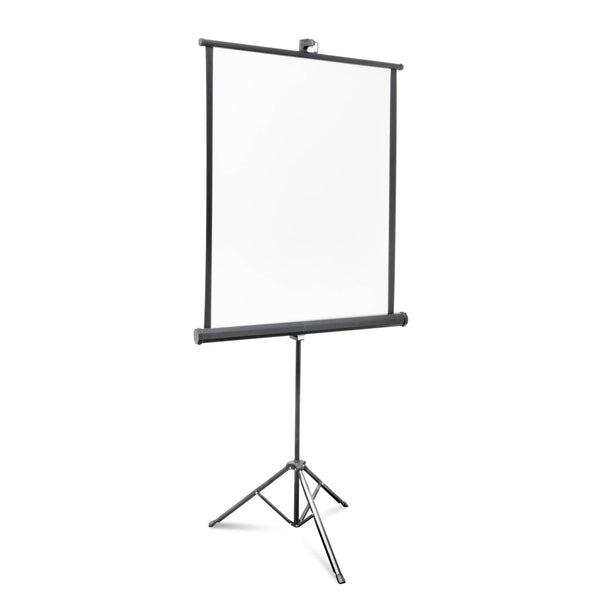 PiXAPRO 78x132cm White Retractable Photo-ID backdrop with stand