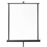 PiXAPRO 78x132cm White Retractable Photo-ID backdrop with stand (Clos-Up)