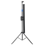 PiXAPRO 78x132cm White Retractable Photo-ID backdrop with stand (With Background retracted)