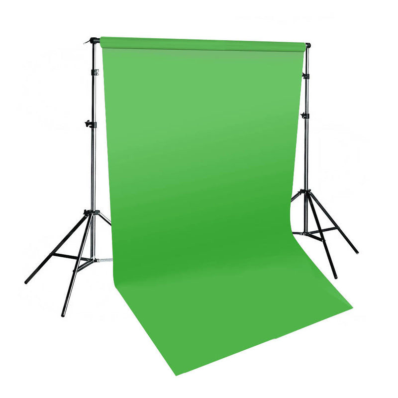 2x4m Large Chroma Green Vinyl Backdrop and Heavy-Duty Stand