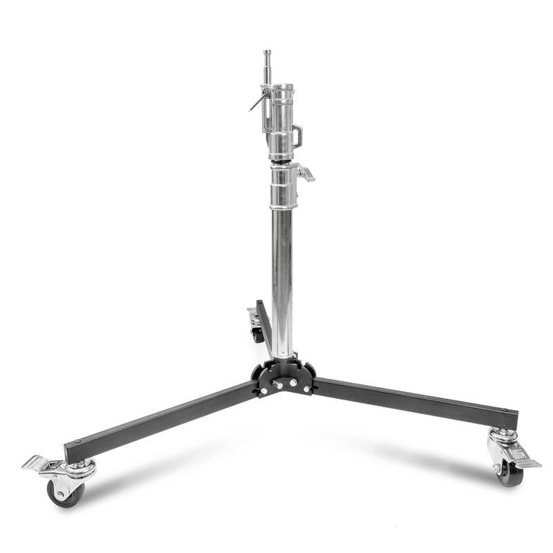 The PiXAPRO 80-120cm Foldable Wheeled Low-Boy Tube Stand with Junior Combo Head