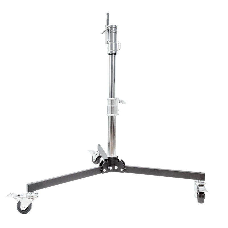 The PiXAPRO 80-120cm Foldable Wheeled Low-Boy Tube Stand with Junior Combo Head (Extended)