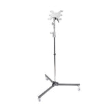 228cm Wheeled Folded Tube Stand with VESA Mount Bracket