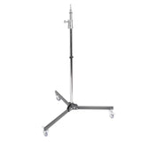 228cm Wheeled Folded Tube Stand with VESA Mount Bracket