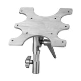 83cm-125cm Wheeled Folded Tube Stand with VESA Mount Bracket