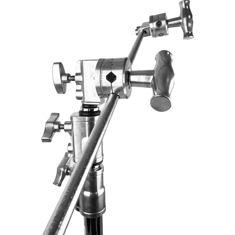 Kupo KCP-220 20-Inch Steel Grip Arm mounted to a c-stand