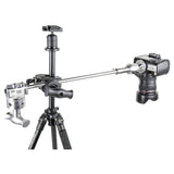 Kupo KCP-414 Super Grip Finger with Round Plate an 1/4" thread mounted to a tripod boom arm