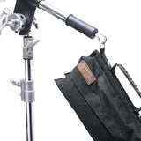 KSD-1680S Black Cordura Nylon Empty Sand Bag (Max. Capacity 6KG) Attached to Boom Arm