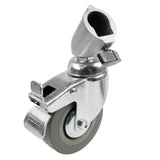 PiXAPRO 3x7.5cm Caster Wheels with Brakes for 22mm stand legs