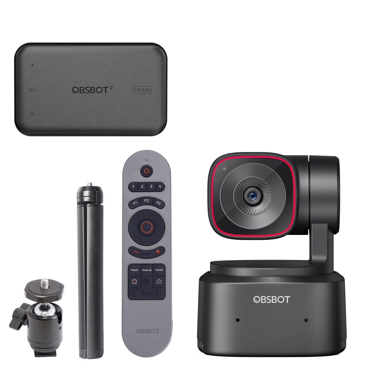 OBSBOT Tiny 2 Lite Wireless 4K Video Live-Streaming Camera Kit