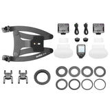 Godox MF12 Twin Kit with Dental Bracket, Diffusers & XPROII Trigger Box Content