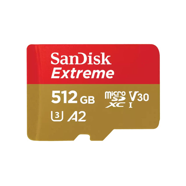 SanDisk 512GB EXTREME MicroSDXC  Memory Card