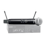 Shure SLXD2/SM58 Handheld Wireless Dynamic Microphone Transmitter on an SLXD4 Receiver