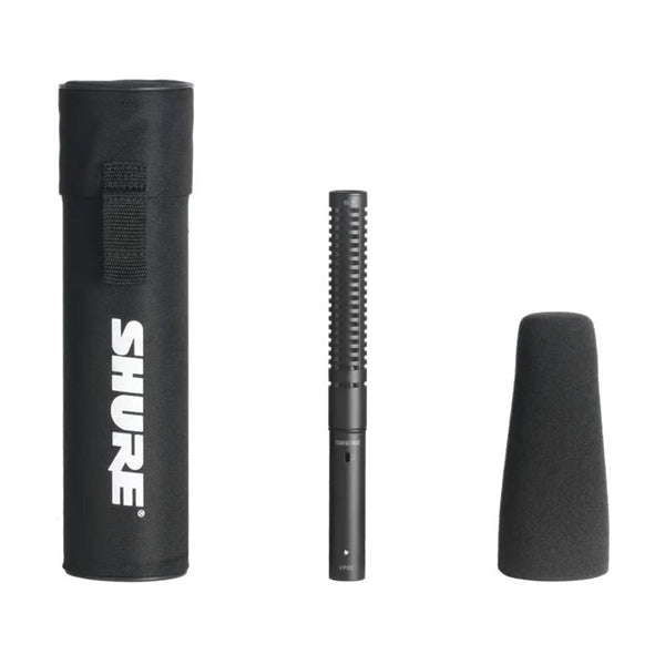 SHURE VP89S Short XLR Shotgun Condenser Microphone Box Content