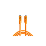 TetherPro 4.6m (15') USB-C to USB-C (High-Visibility Orange)