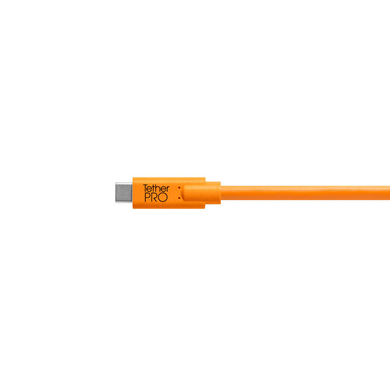 TetherPro 4.6m (15') USB-C to USB-C (High-Visibility Orange)