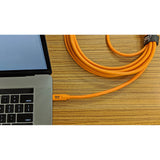 TetherPro 4.6m (15') USB-C to USB-C (High-Visibility Orange)