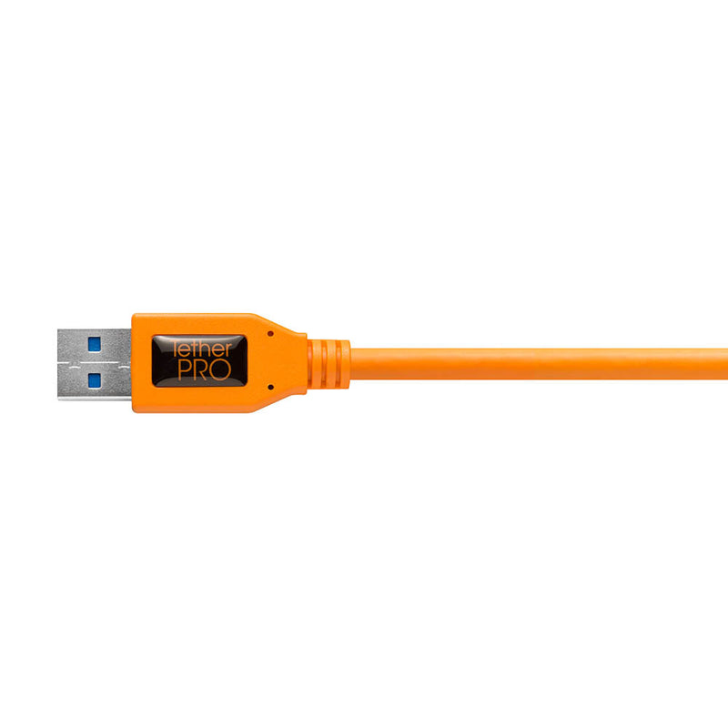 Tether tools TetherPro CUC3215-ORG 4.6m USB 3.0 to USBC Tether Cable (USB-A Connector)