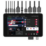 The Yololiv Yolobox Pro Professional Live-Streaming Monitor Inputs