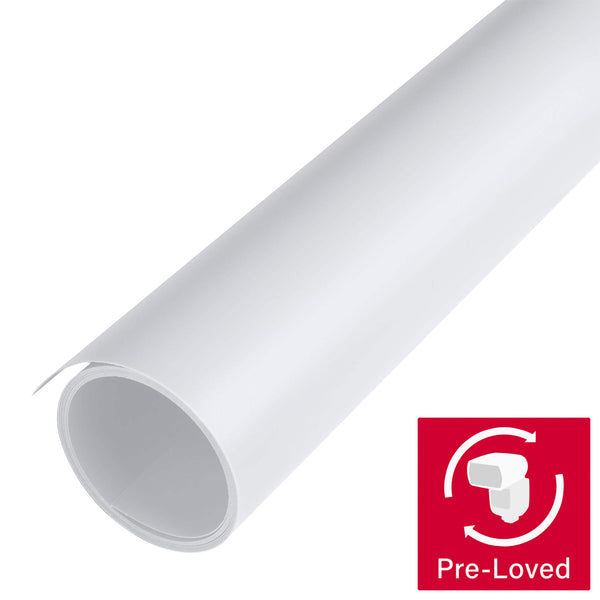 White 60x130cm WaterProof PVC Backgrounds (Glossy/Matte)