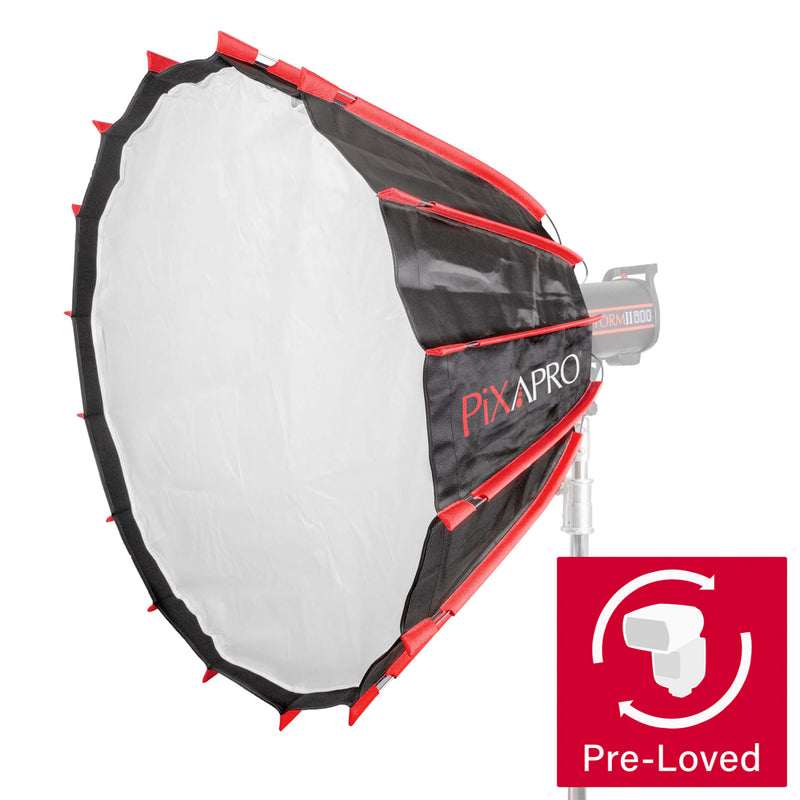 DeepPara110 Fast-Open Parabolic Softbox with Honeycomb Grid (Bowens S-Type)