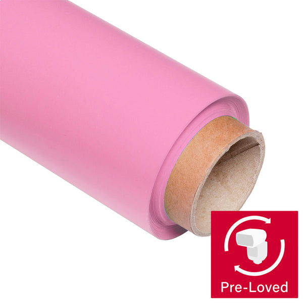 1.35x10m Seamless Paper Background Roll (Carnation Pink)