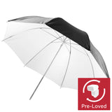 32" Black/White Bounce Studio Photography Umbrella with 8mm Shaft