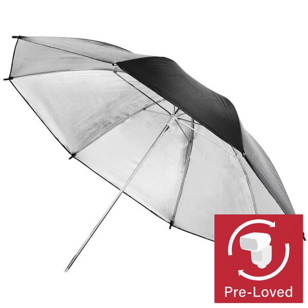 40" (101.6cm) Black/Silver Reflective Bounce Umbrella