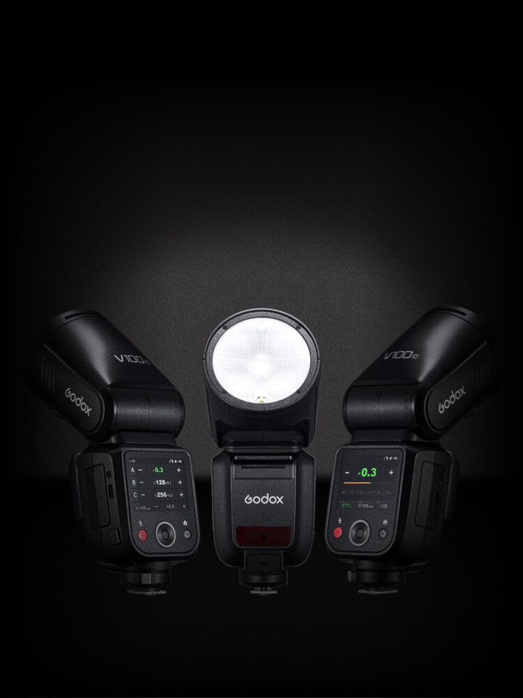 Brand New V100 100Ws Round-Head Speedlite!