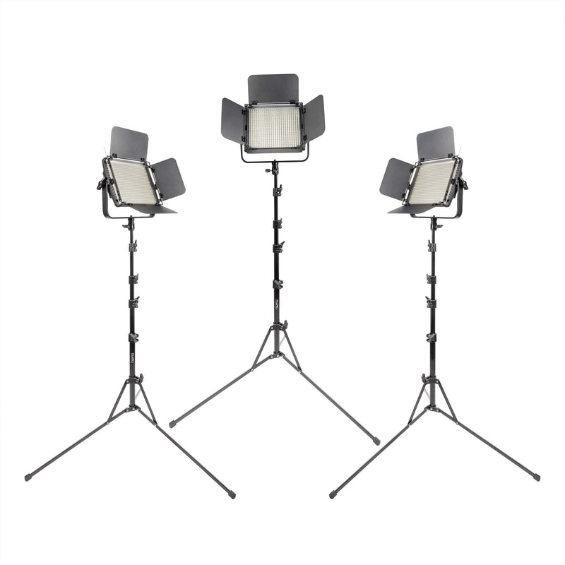 LECO 500S II Daylight Balanced LED Video Light Triple Kit