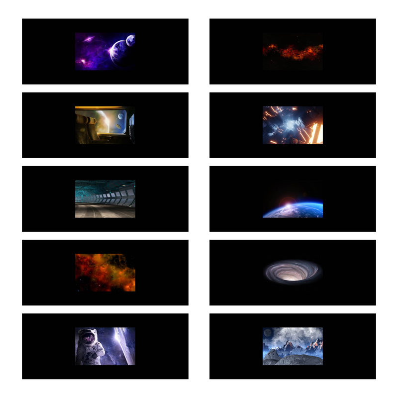 GODOX AK-S06 Sci-Fi Themed Transparency Slide Set For AK-R21 Projector